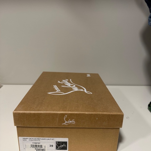 Christian Louboutin Youpi 120 - Fushia/White - Picture 8 of 10